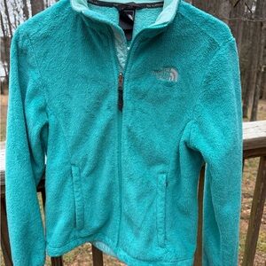 The North Face Turquoise Full-Zip Fleece Jacket